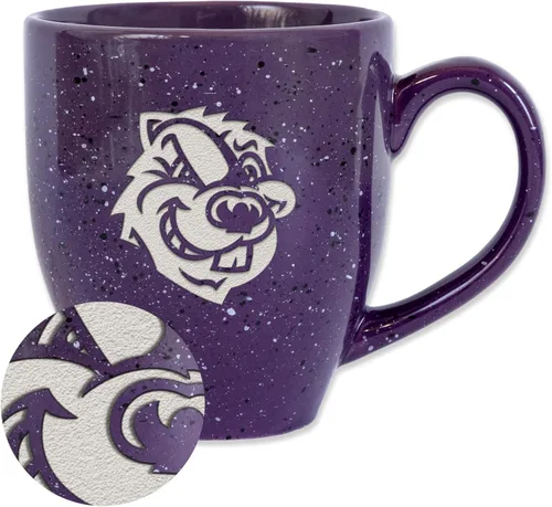 Miniatura 284 de Rico Industries NCAA Virginia Tech Hokies Maroon - Taza de café de cerámica grabada con láser, color del equipo, 16 onzas