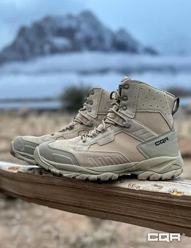 Miniatura 8 de CQR Botas tácticas impermeables para hombre, botas militares EDC ligeras de 6 pulgadas, botas de combate duraderas para exteriores