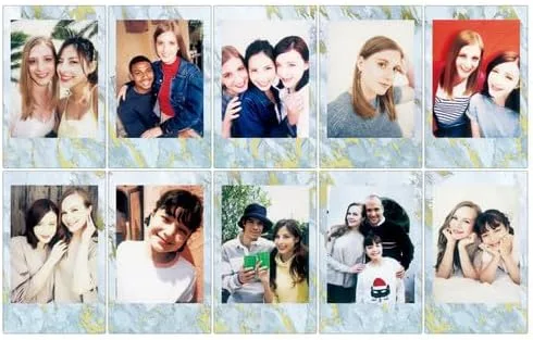 Miniatura 7 de Fujifilm Paquete variado de películas Instax Mini – 5 estilos únicos para cámaras Instax (Macaron, Monocromo, Mármol Azul, Lavanda, Limonada Rosa)