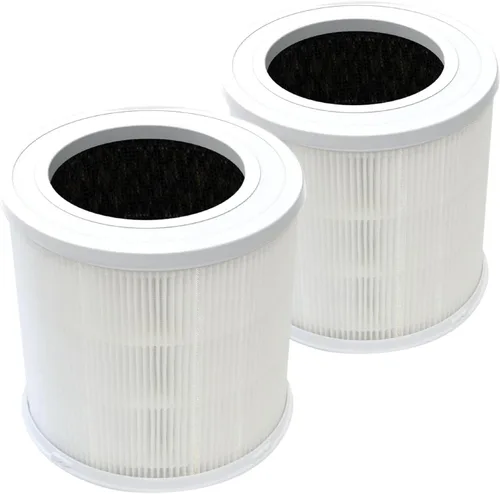 PUREBURG Filtro de repuesto compatible con AIRJOWSET y GCZ AP304 purificador de aire, H13 True HEPA y filtración multicapa de carbón activado,