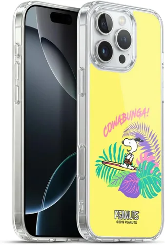 Miniatura 93 de Head Case Designs Peanuts Tropical Surf Snoopy Aloha Disco Gel Funda con licencia oficial [protección de grado militar] compatible con Apple iPhone