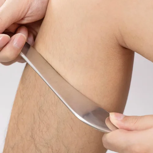 Miniatura 7 de Gua sha - Juego de 4 herramientas de masaje Gussha de acero inoxidable, herramienta de masaje Gussha, herramienta de raspado muscular para terapia