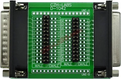 Miniatura 8 de Electronics-Salon D'sub DB9 Placa de prueba de diagnóstico, Conector DSUB DB9 Macho a Hembra.