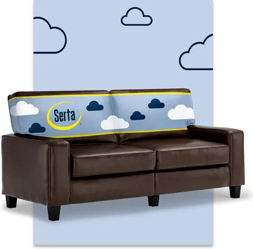 Miniatura 52 de Serta Palisades Sofás Tapizados para Sala, Sofá de Diseño Moderno, Tela, Beige