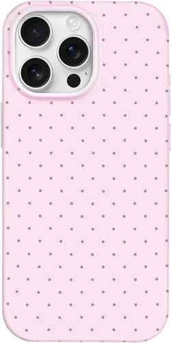 Miniatura 7 de Hython Funda para iPhone Air, diseño estético de lunares lindos, funda simple de 6.5 pulgadas, delgada, antiarañazos, parachoques de TPU suave, a