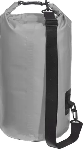 Miniatura 6 de Skog Å Kust DrySak - Bolsa impermeable con tapa enrollable para viajes y al aire libre - tamaños de 5, 10 y 20 litros Gris