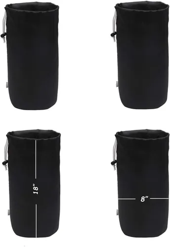 Miniatura 6 de Bolsa de saco, resistente al agua, con cordón duradero, paquete de 4