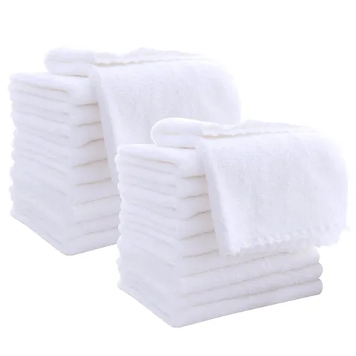 Miniatura 15 de Paquete de 8 pañitos grandes para bebés, de 20 por 10 pulgadas, son ultra absorbentes, se pueden lavar a mano, ideales para recién nacidos, toalla
