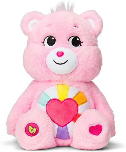 Miniatura 16 de Care Bears Peluche Cheer Bear de 14" - Tamaño Mediano - Peluche Rosa para Edades 4+ – Perfecto Regalo de Peluche para Vacaciones y Cumpleaños, Súper
