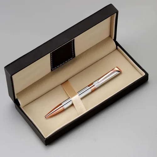 Miniatura 6 de Penneed - Bolígrafo de bola con caja de regalo, bolígrafo metálico para hombres, mujeres, ejecutivos, oficina, suministros escolares, recargable