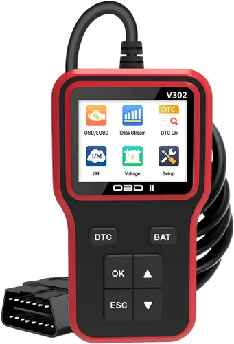 Escáner OBD2 con probador de batería, herramienta de diagnóstico de automóvil para verificar la luz del motor y limpiar códigos de error, lector de