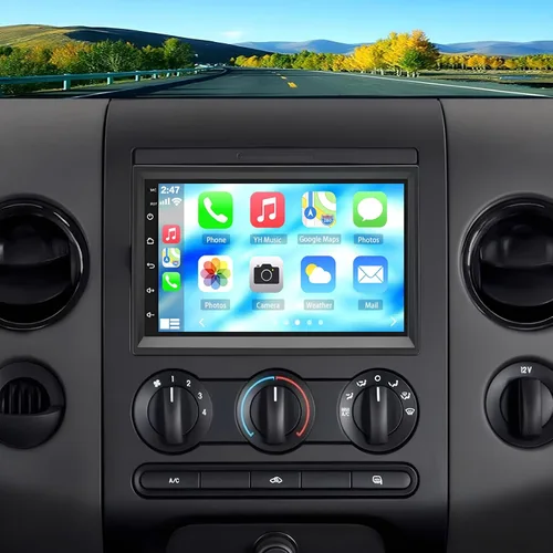 Miniatura 9 de Radio de coche Android para Ford F150/F250/F350 2004-2014 con Apple Carplay Android Auto, pantalla táctil de 7 pulgadas para actualización estéreo