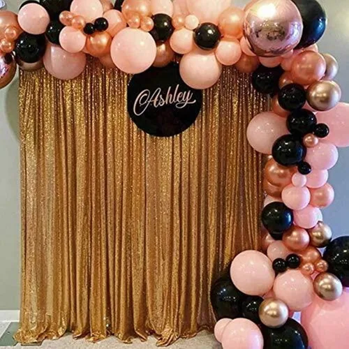 Miniatura 13 de ShinyBeauty- Fondo de lentejuelas, telón de fondo para fotografía y fotomatón para bodas, fiestas, fotografías, cortinas, cumpleaños, Navidad