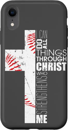 Miniatura 25 de Baseball Phone Case Christian Bible Verse Philippians 4:13 Case for iPhone 17