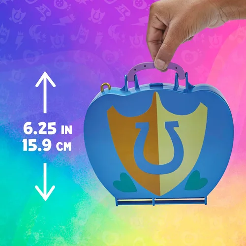 Miniatura 5 de My Little Pony Mini World Magic Compact Creation Critter Corner - Juguete, Set de Juego Construible con Pony Hitch Trailblazer para Niños de 5 Años