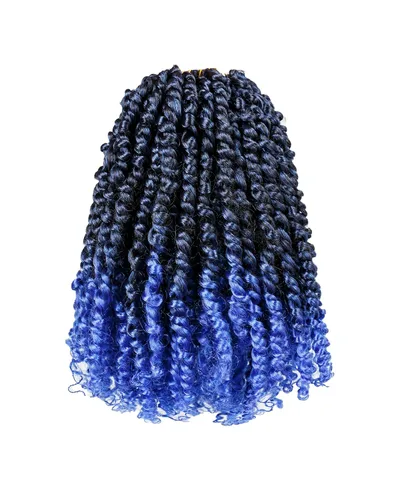 Miniatura 45 de Paquete de 8 paquetes de cabello de ganchillo Passion Twist de 6 pulgadas, rizos bohemios pretrenzados previamente trenzados, negro natural 1B