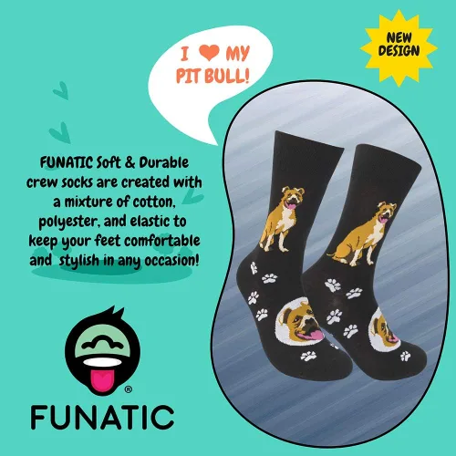 Miniatura 6 de FUNATIC Dog Funny Novelty Socks - Perfect Pet Lover Gift - All Breeds
