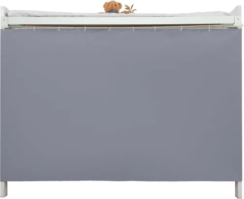 Miniatura 22 de Cortinas Opacas de Servicio Pesado para Litera Inferior, Toldo de Privacidad Tamaño Twin para Casa/Dormitorio Universitario, 1 Panel, Beige