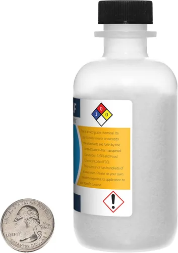 Miniatura 3 de Cloruro de potasio, botella de 4 onzas, 99% puro de grado alimenticio/polvo fino