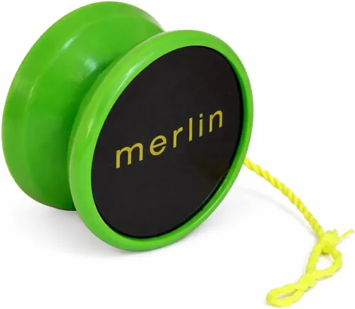 Miniatura 8 de Merlin Yoyo Professional & Responsive con rodamiento C estrecho, sistema de respuesta de silicona - Cuerda adicional incluida - Truco Yoyo para Azul