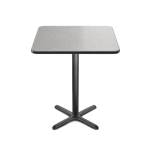 OEF Furnishings OEFCT33636XBGY Mesa de café prémium de grado comercial para restaurante y sala de descanso (cuadrada, 36 pulgadas de lado, 42
