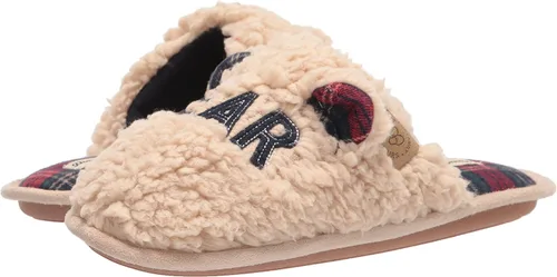 Miniatura 7 de Dearfoams Pantuflas unisex de la colección familiar Lil & Baby Bear