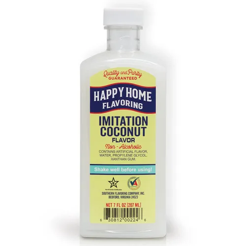 Miniatura 9 de Happy Home Sabor de vainilla de imitación transparente, sin alcohol, certificado Kosher, 7 onzas.