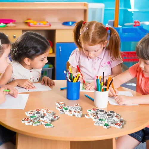 Miniatura 4 de Yopyame 60 piezas de borrador de animales del bosque para niños, surtido a granel, borrador de lápices novedosos, lindos borradores de rompecabezas