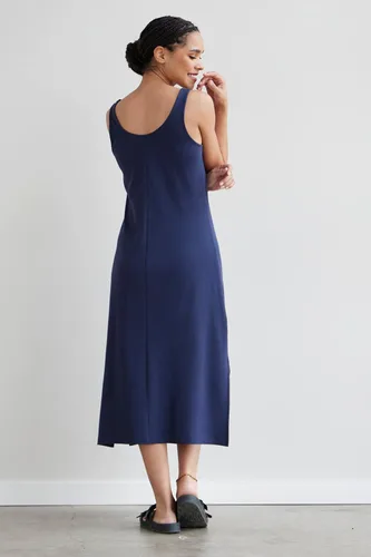 Miniatura 4 de Fair Indigo Vestido midi orgánico sin mangas para mujer