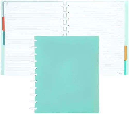 Miniatura 45 de Talia - Cuadernos de notas con tapas, planificador, personalizables, (Azul de Verano, Junior (5.5 pulgadas x 8.5 pulgadas)) Azul verano
