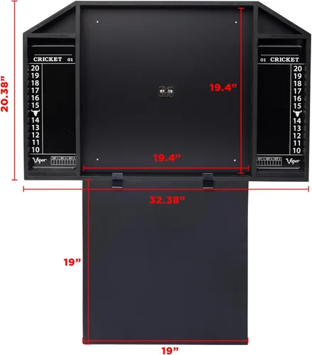 Miniatura 7 de Viper by GLD Products Resolute - Tablero de dardos, negro