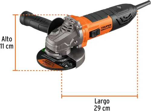 Miniatura 3 de Amoladora angular 4-1/2 ', ERGO PRO 800 W
