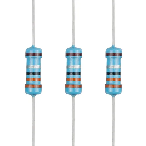 Miniatura 79 de 100 resistencias de 1 ohm 1/2 W (0.5 vatios) ±1% tolerancia de película metálica, resistencia fija de múltiples valores de resistencia opcional