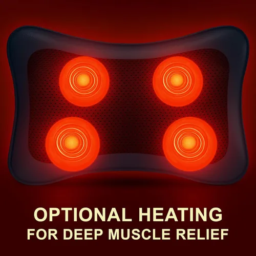 Miniatura 6 de Mo Cuishle Masajadores Shiatsu de Espalda y Cuello con Calor – Alivio de Tejido Profundo para Dolor, Tensión y Relajación Muscular – Regalos azul