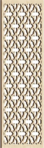 Miniatura 44 de Madison Paneles de pared decorativos de madera con calado, 9 3/8 pulgadas de ancho x 24 3/8 pulgadas de alto x 3/8 de alto, roble rojo rojo (Red Oak)