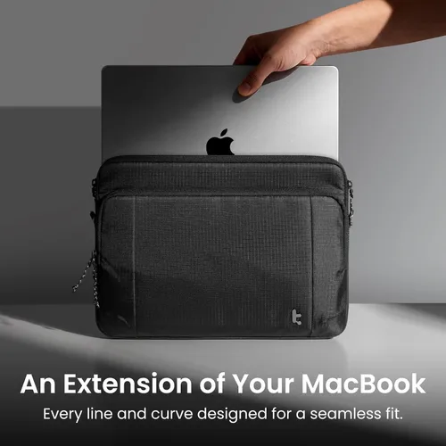 Miniatura 2 de tomtoc Funda protectora de 360° para MacBook Air M5/A3449 (2026), M4/A3240, M3/A3113, M2/A2681, M1/A2337, resistente al agua, con CornerArmor