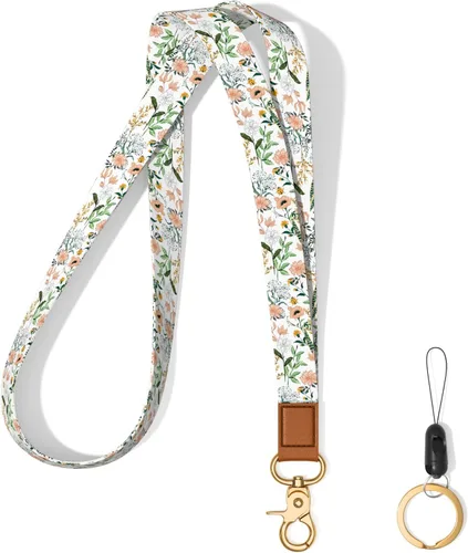 Miniatura 22 de Llavero con cordón para el cuello, llavero con correa larga para mujeres y hombres, llaves del automóvil, insignias de identificación, tarjeta