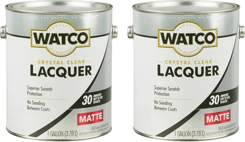 Miniatura 3 de Watco 333690 Acabado de madera transparente lacado, galón, transparente mate
