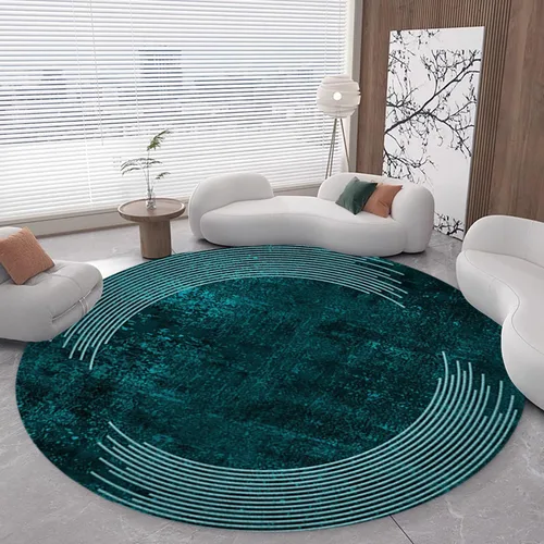 Miniatura 11 de 3D Optical Illusion Abstract Round Rug 70s Retro Pop Art Deco Large Rugs for Living Room Bedroom Classroom Red Brown Washable Low Pile Carpet