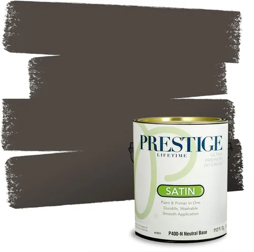 Miniatura 128 de Prestige Paints - 2 en 1, pintura base y pintura de exterior, P500-N-SW7020 SW6991-PCM