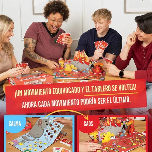 Miniatura 5 de Exploding Kittens: El Juego de Mesa - El Juego de Fiesta Lleno de Acción para Celebrar el 10º Cumpleaños - 2-6 Jugadores a Partir de 7 Años - Ideal