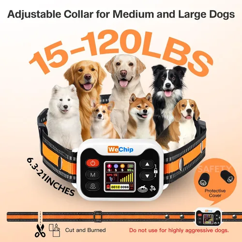 Miniatura 3 de Collar para perro con GPS con 3 modos de corrección, sistema inalámbrico de valla para perro con apertura al aire libre IPX7 impermeable
