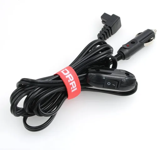 Miniatura 9 de Compresor portátil de ángulo recto de 12 V CC, mini refrigeradores de automóvil, cable de alimentación termoeléctrico universal para automóvil