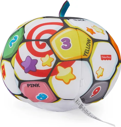 Miniatura 5 de Fisher-Price Juguete de bebé a niño pequeño para reír y aprender cantando pelota de fútbol musical con frases educativas para bebés a partir de 6
