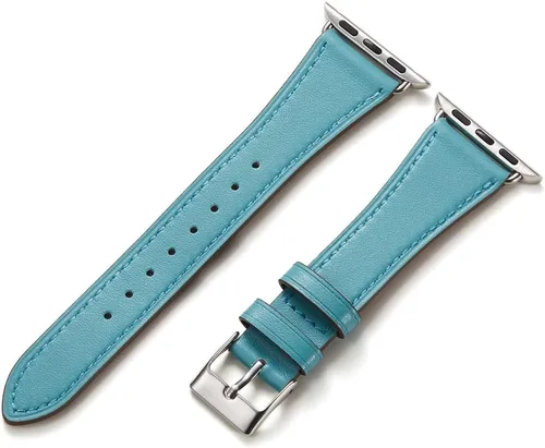 Miniatura 22 de HANDODO Italian Genuine Leather Band Women for Apple Watch Series 11 10 9 8 7 6 5 4 3 2 1 SE SE2 Ultra 2/3, SGS Certified Dressy Bracelet Cute Strap