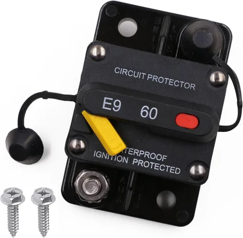 Miniatura 67 de E69 Interruptor de circuito de 10 A T3 con restablecimiento manual Mini de montaje en superficie IP66 Interruptor conmutable de 10 A