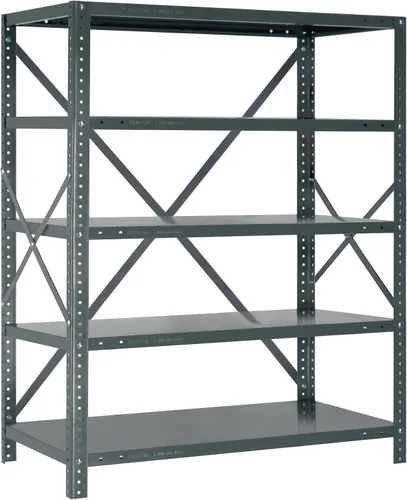 Miniatura 59 de Quantum QSBU-245BK Heavy Duty Shelving Unit with (7) Shelves and (24) QUS245 Black Bins for Garage Warehouse Storage Distribution 400 lb Load
