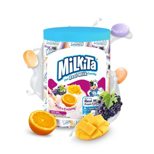 Miniatura 11 de Milkita Bites - Caramelos de leche – Dulces saludables bajos en azúcar con leche real para niños y adultos – Tamaño de bocado, caramelo sin gluten