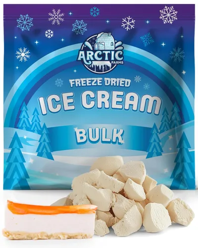 Miniatura 83 de Arctic Farms Trozos de Helado Liofilizado a Granel - No se Derrite (Mantequilla de Maní) (1 libra)