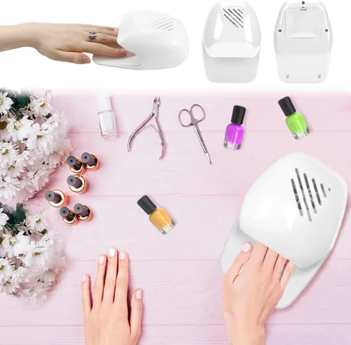 Miniatura 7 de Secador de uñas portátil, secado rápido, esmalte de uñas regular, soplador de aire, secadora de uñas, máquina de esmalte de uñas, secador